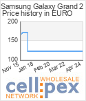 Samsung Galaxy Grand 2 wholesale price history provided by cellpex