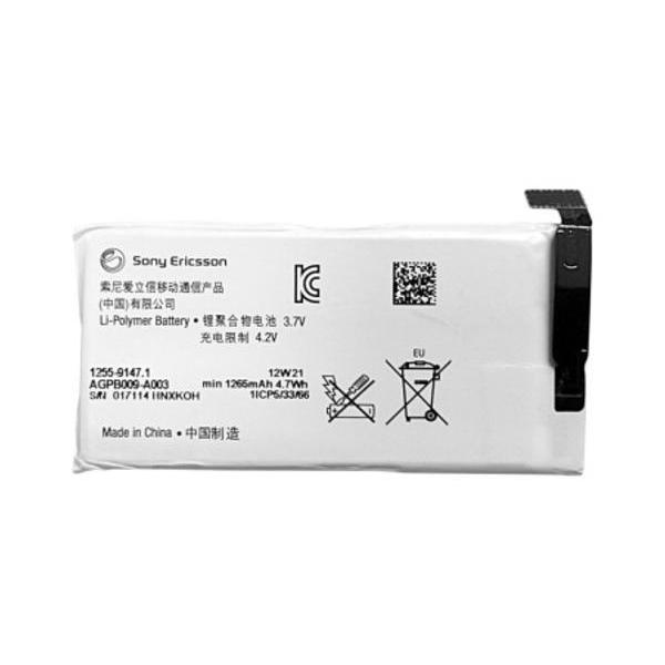 Sony ST27i Battery 1265mAh (AGPB009-A003) Wholesale Suppliers